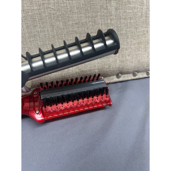IN STYLER Red Rotating Hair Styler Iron Crimper Curling Wand - Picture 3 of 5